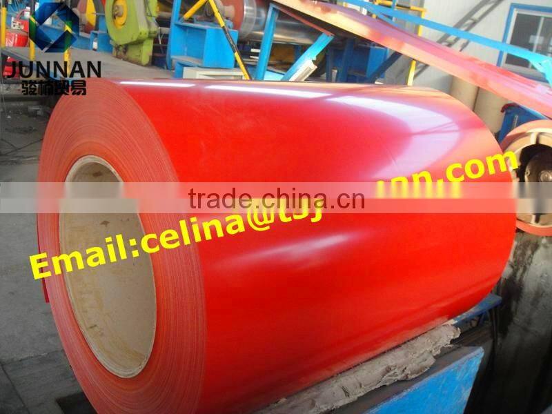 Color Coated Steel Coils PPGI for Roofing Building any color as requirement