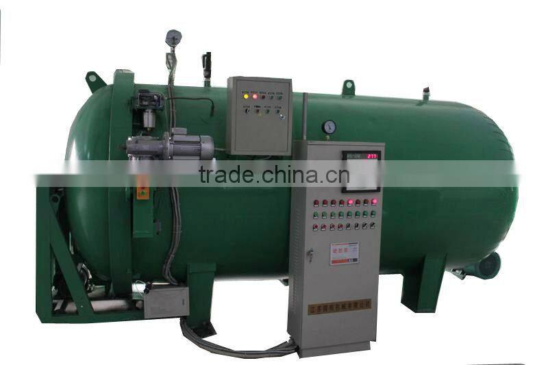 Spandex yarn vacuum conditioning plant