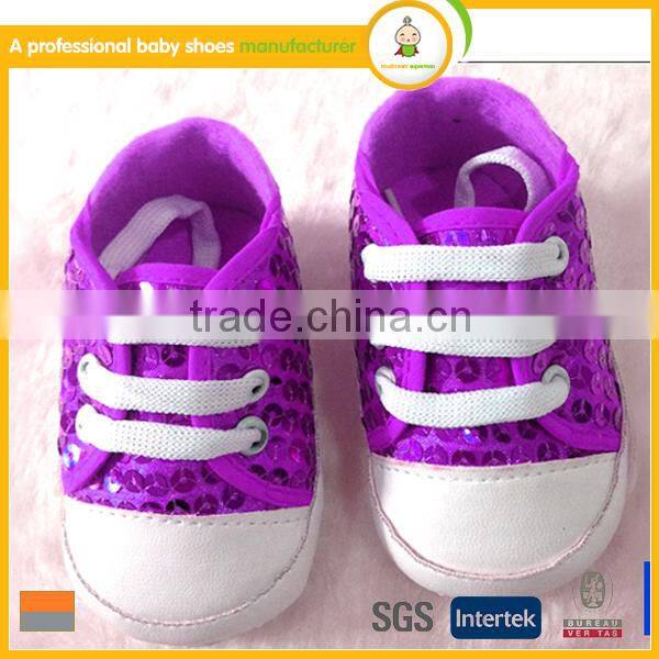 New style hot sale 0-24 month handmade wholesale Sequins colorful cheap beautiful baby girl shoes