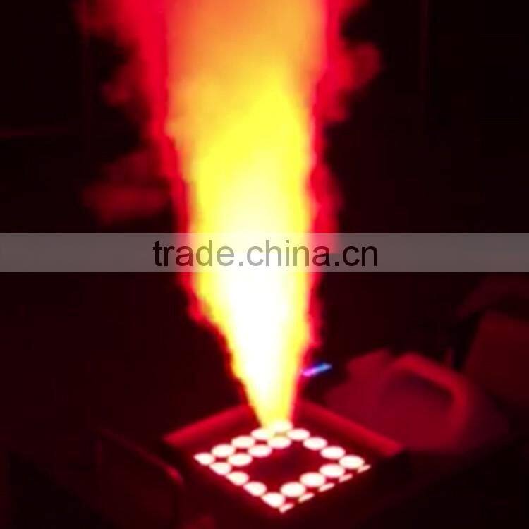 Pro DJ Geyser Geiser RGB CO2 Cannon Pyro Vertical Upward 24*3W LED Tri 1500W Disco Smoke Fog Machine