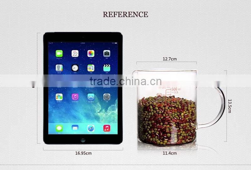 china supplier hot sell borosil single wall measuring cups set for 1000ml