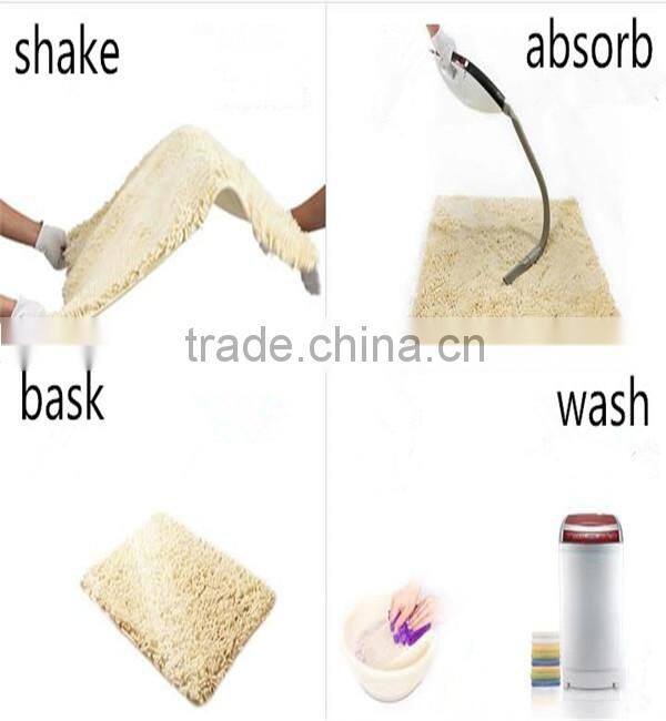 custom polyester microfiber shaggy bathroom rug