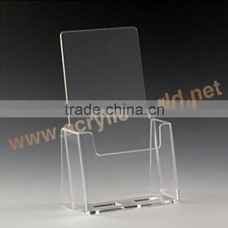 acrylic single tier brochure holder/flyer holder