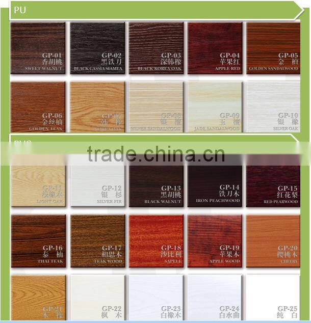 Elegant white PVC materials interior flush doors