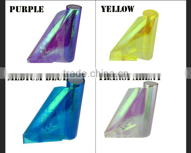 Auto wrapping car color change vinyl rolls chameleon film