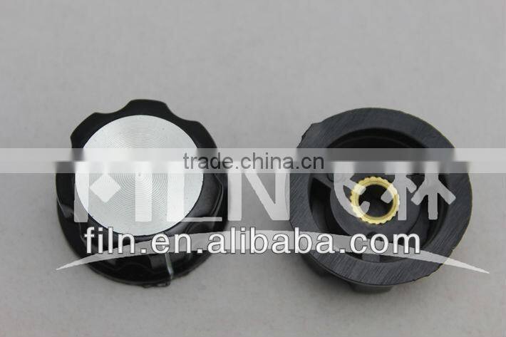 metal round car radio knobs 33mm