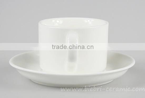 Wholesale Antique Modern Design Plain White Fine Porcelain Coffee And Tea Cups And Saucers Sets For Hotel And Restaurant