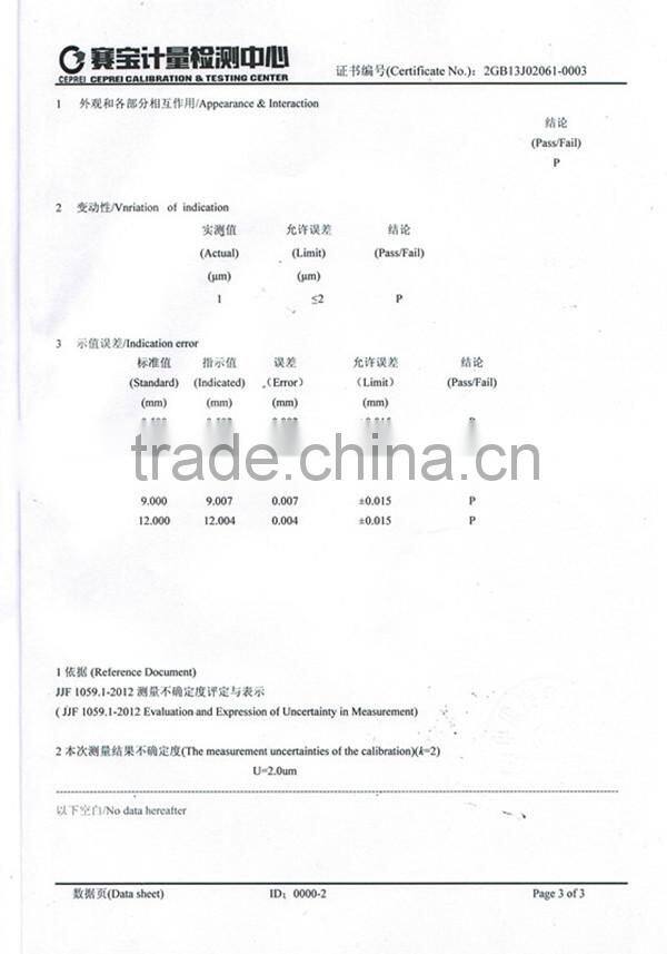 Factory DIrect 0-10mm 0.001mm Good Quality Digital Thickness Measurement