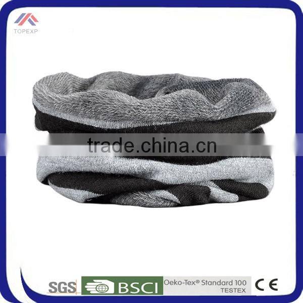 Male Winter Warm Neck Warmer Striped Scarf