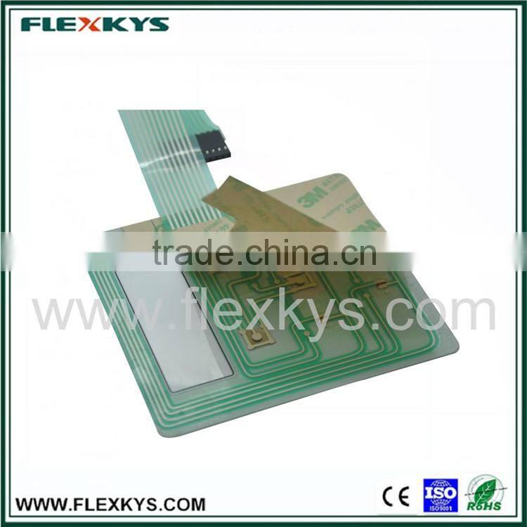 Battery charger metal dome PET keypad matt surface