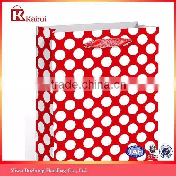 Luxury paper shopping gift bag wholesale