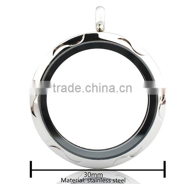 Custom Floating Locket Glass Living Memory Lockets