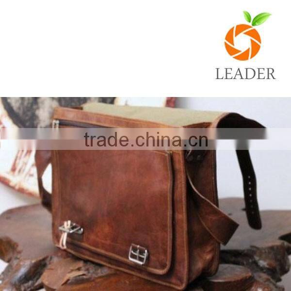 Retro long strap casual style college student shoulder bag