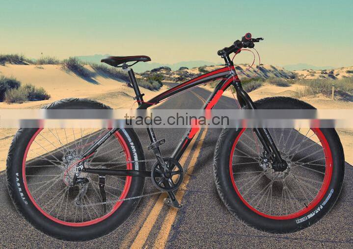 Trade assurance New Beach cruiser 26'' 4.0 new design aluminum fat bike /snow mountain bike/mountain bike price