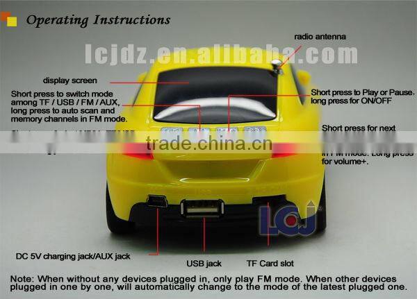 Best-selling products USB audi A8 mini car speaker amplifier