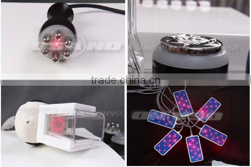 Hot sale portable lipo cavitation/vacuum/rf/laser/lipolysis body slim
