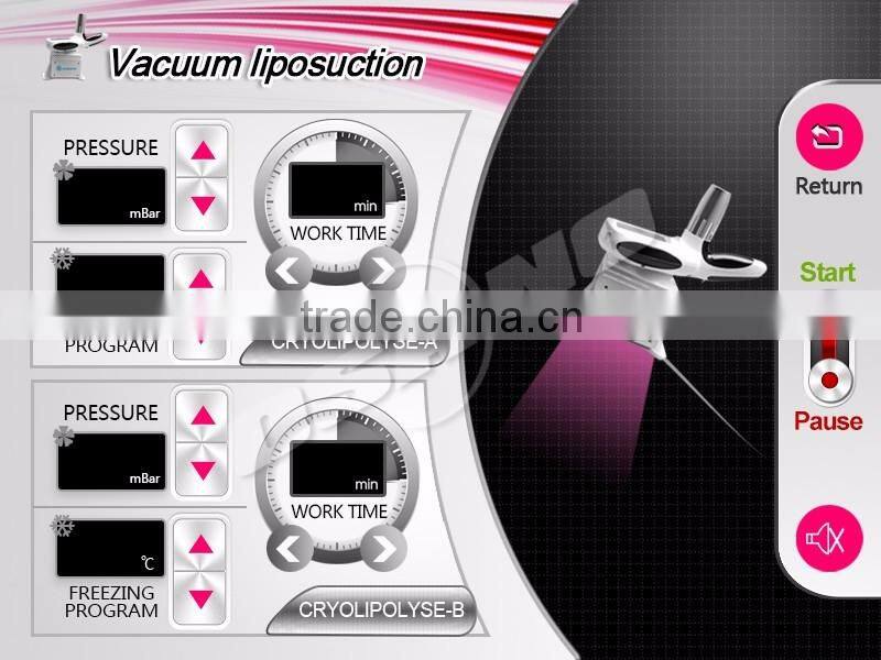 Cryolipolysi slimming machine fat freeze mahcine LM-S600E 2 cryo handles