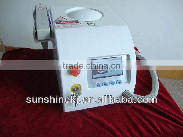 2014 High power Portable Q Switch Nd Yag tatoo removal beauty machine