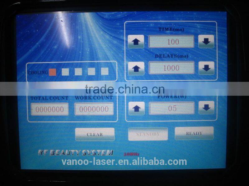 Facial care winkle removal RF beauty machine for salon
