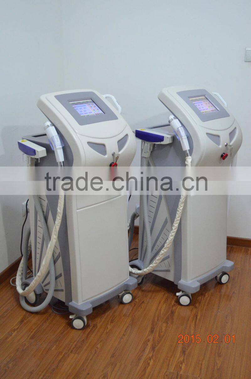 3 in 1 multifunction beauty machine with ipl rf elight and yag laser