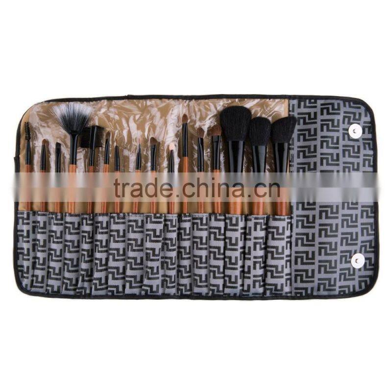16pcs Free Makeup Samples Wooden Handle Brush