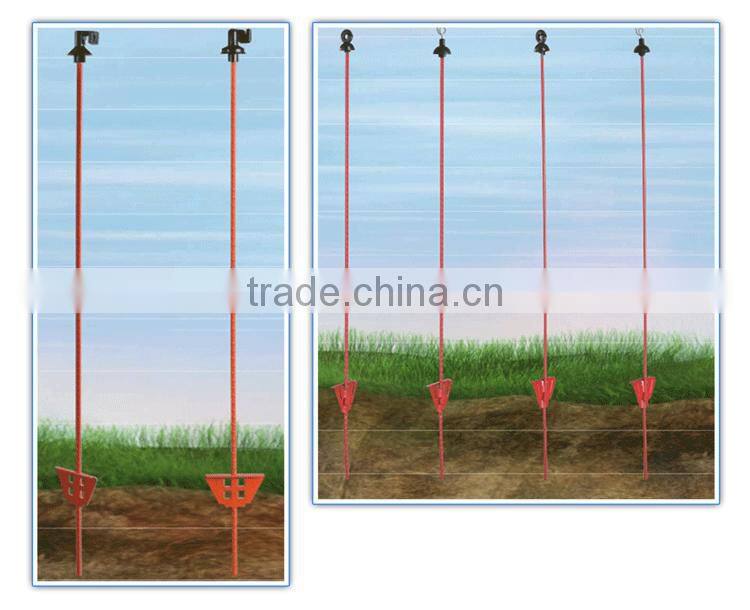 Hot Sale Temporary Cheap Mould With High Quality PVC Oval Spring Steel Fence Post