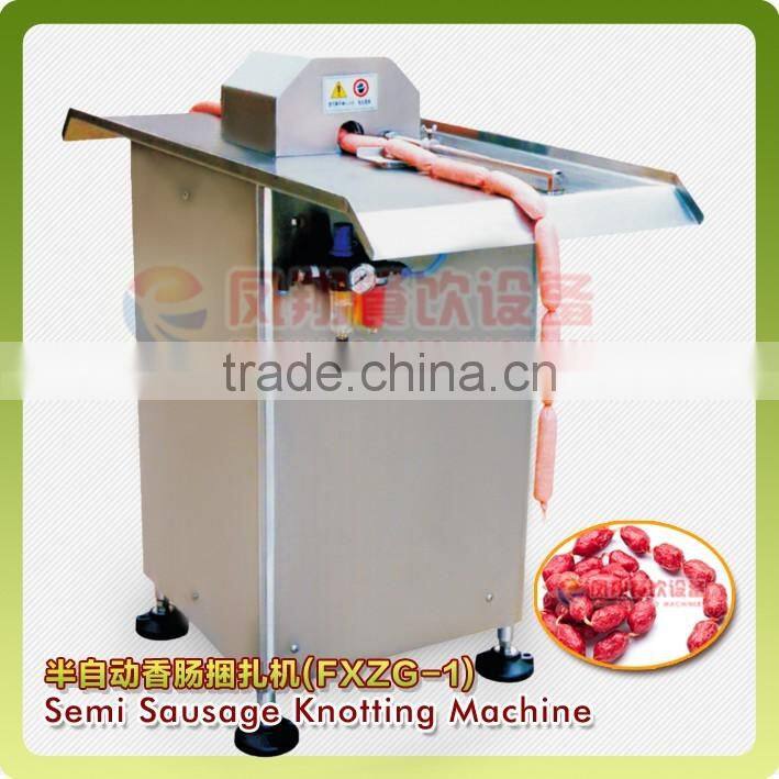 Semi-Automatic Sausage Knotting Linker Strapping Machine