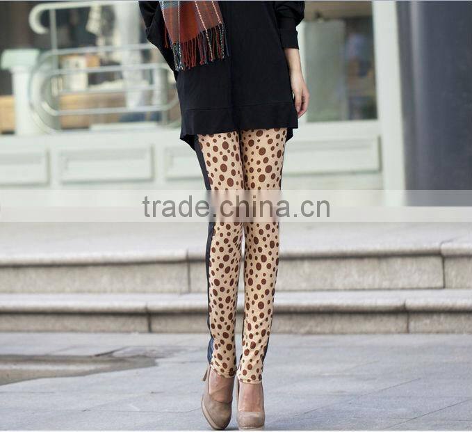 Wholesale Custom Printed Leggings New Arrival Sexy Faux Leather Leggings Hot Sell In UK