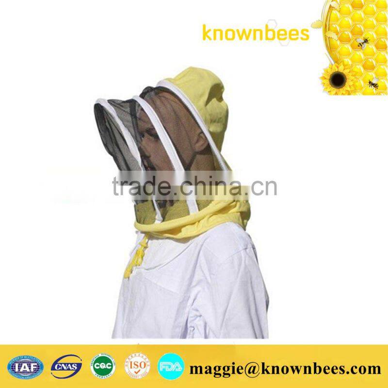 cotton beekeeping protective hat/bee keeping hat with veil