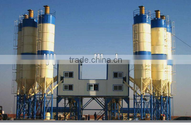 HZS 120 series mobile ready mixed mini concrete mixing plant