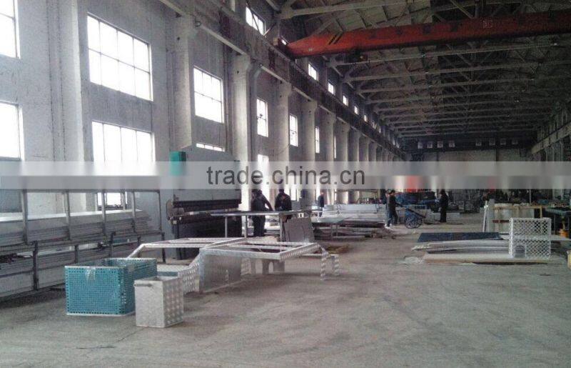 Aluminum perforated sheet box, good quality, antislip material box, kit box tool