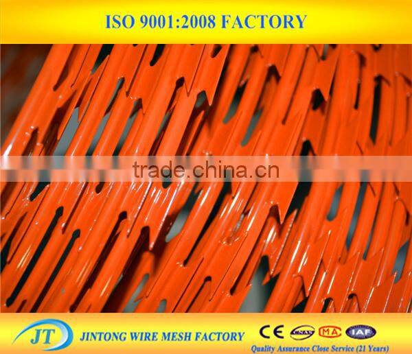 cbt -65 high tensile galvanized barbed razor wire price