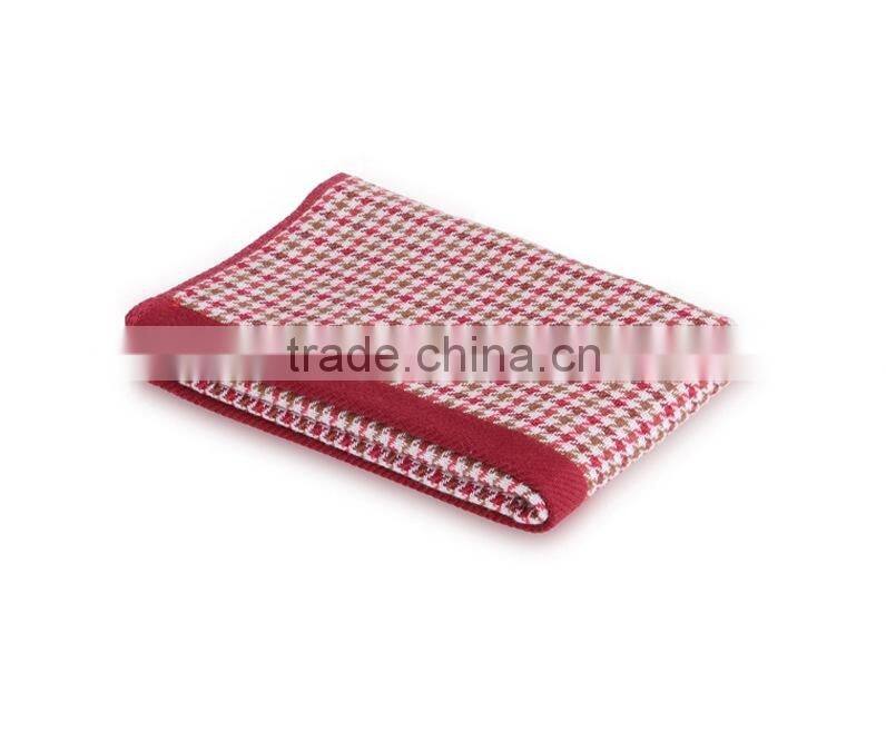 2015 Hot sale 100% check cotton bath towels, cotton face towel