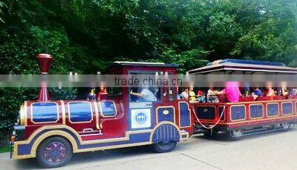 20 seats passenger trailer,half-closed wagon