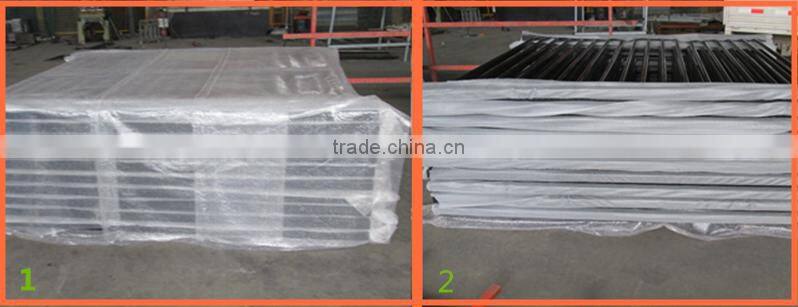 galvanized portable metal backyard fence