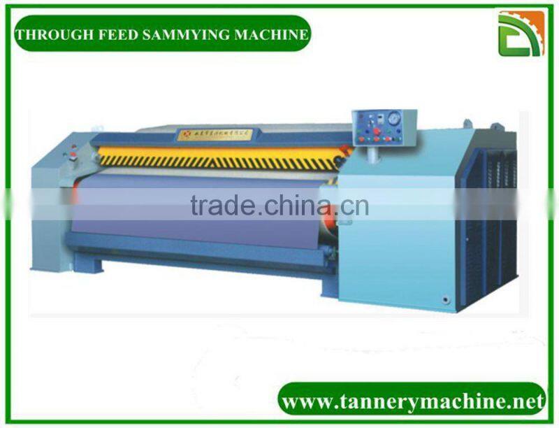 Italy quality 3200mm cow leather double blade or double felt sammying and setting out machine