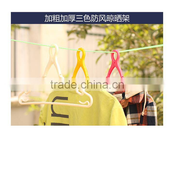 3 pcs windproof clothes hangers scarves ties hangers