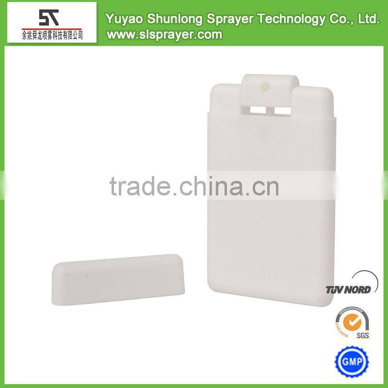 20ml plastic credit card pocket sprayer bottle SL-05H