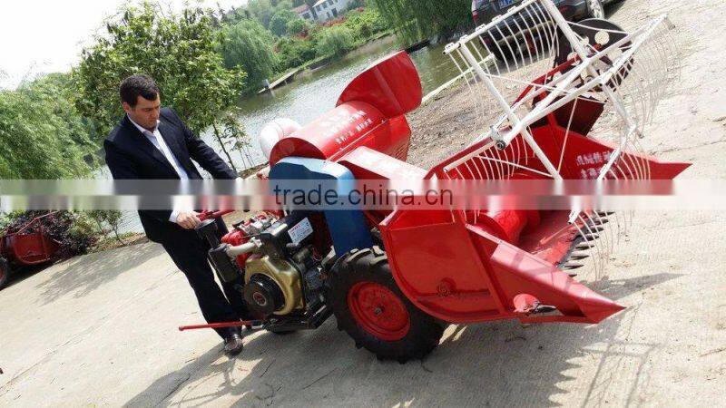 Factory mini rice harvester for wet field