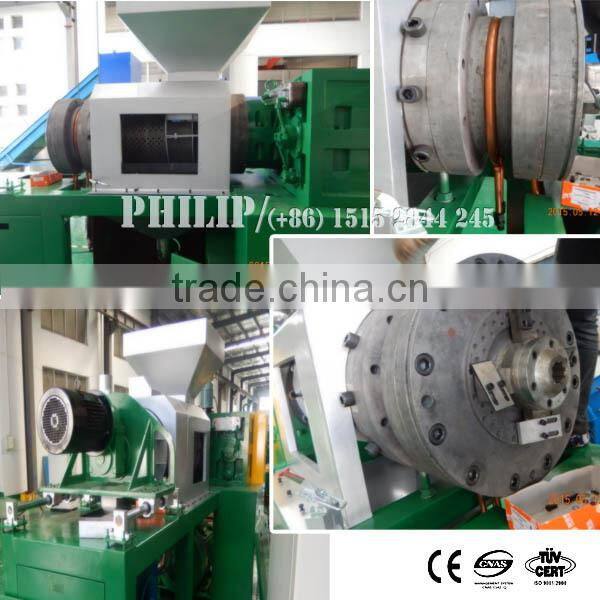 post-consumer plastic PS cup recycling line