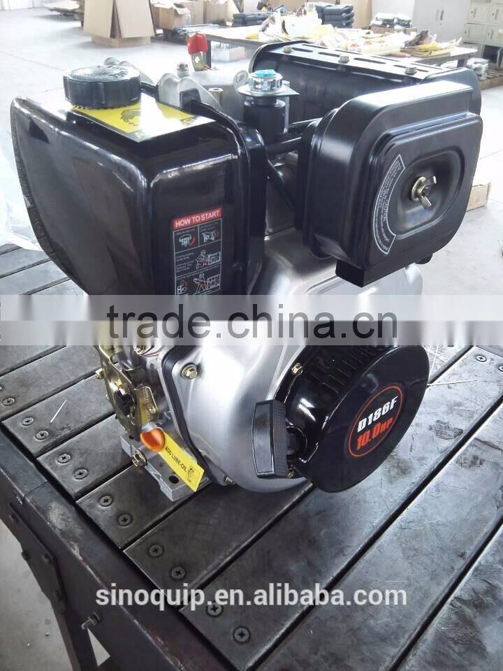 Air-cooled Manual Start 10hp Model 186 Diesel Engine
