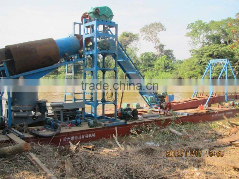 china gold dredge/gold panning dredger for sale