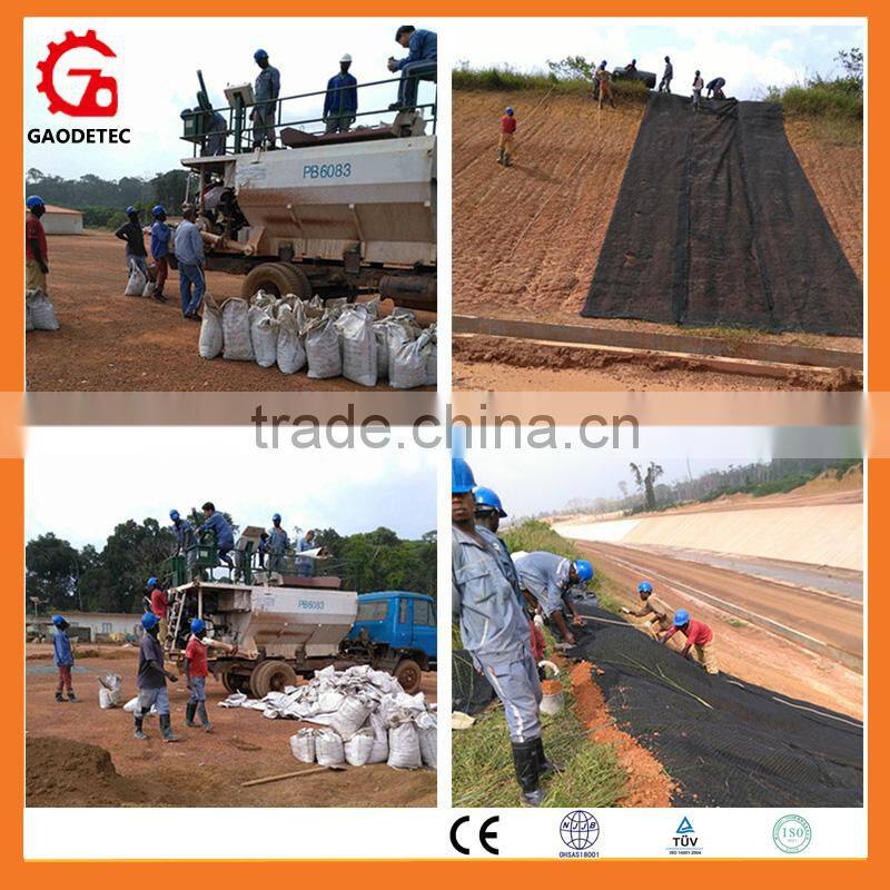 China 1000L tank slope green machine small hydro mulching equipment