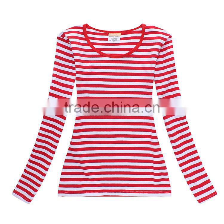 2015 new fashion wholesale custom black and yellow and red striped shirt for men women child