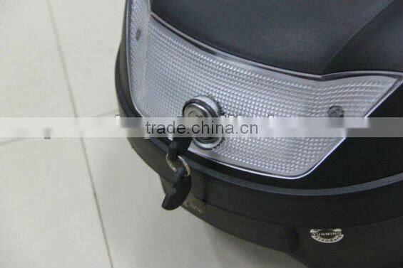 Large volume motorcycle tail box