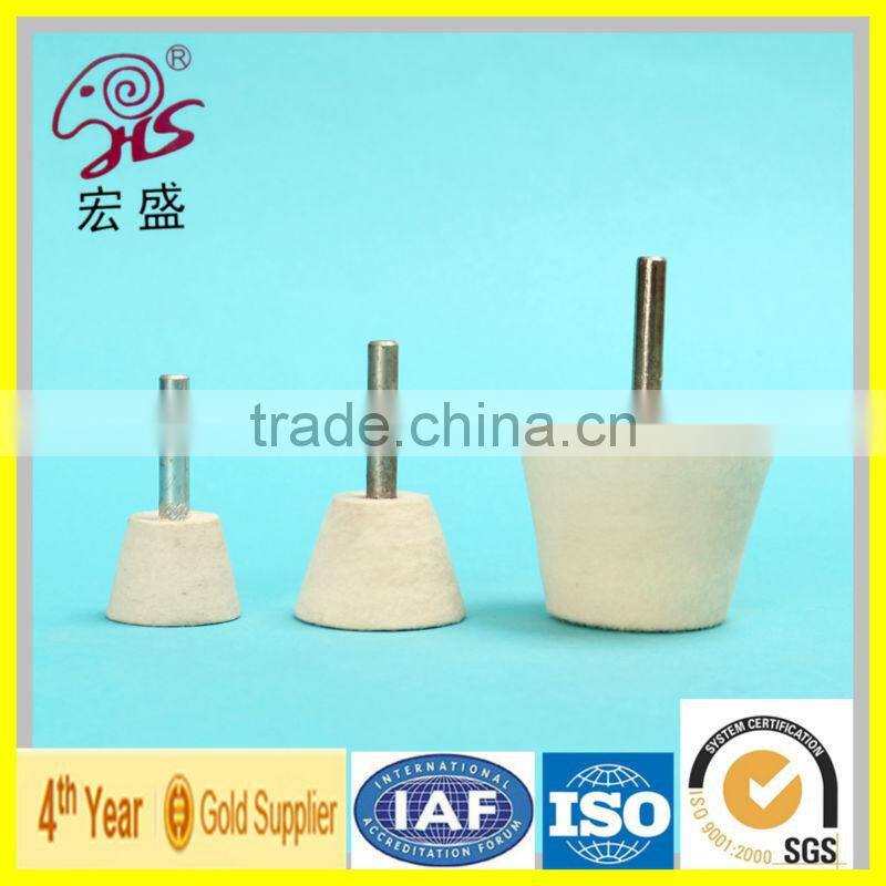 2016 new China manufacturer hot sale wool grinding head fabric high quality