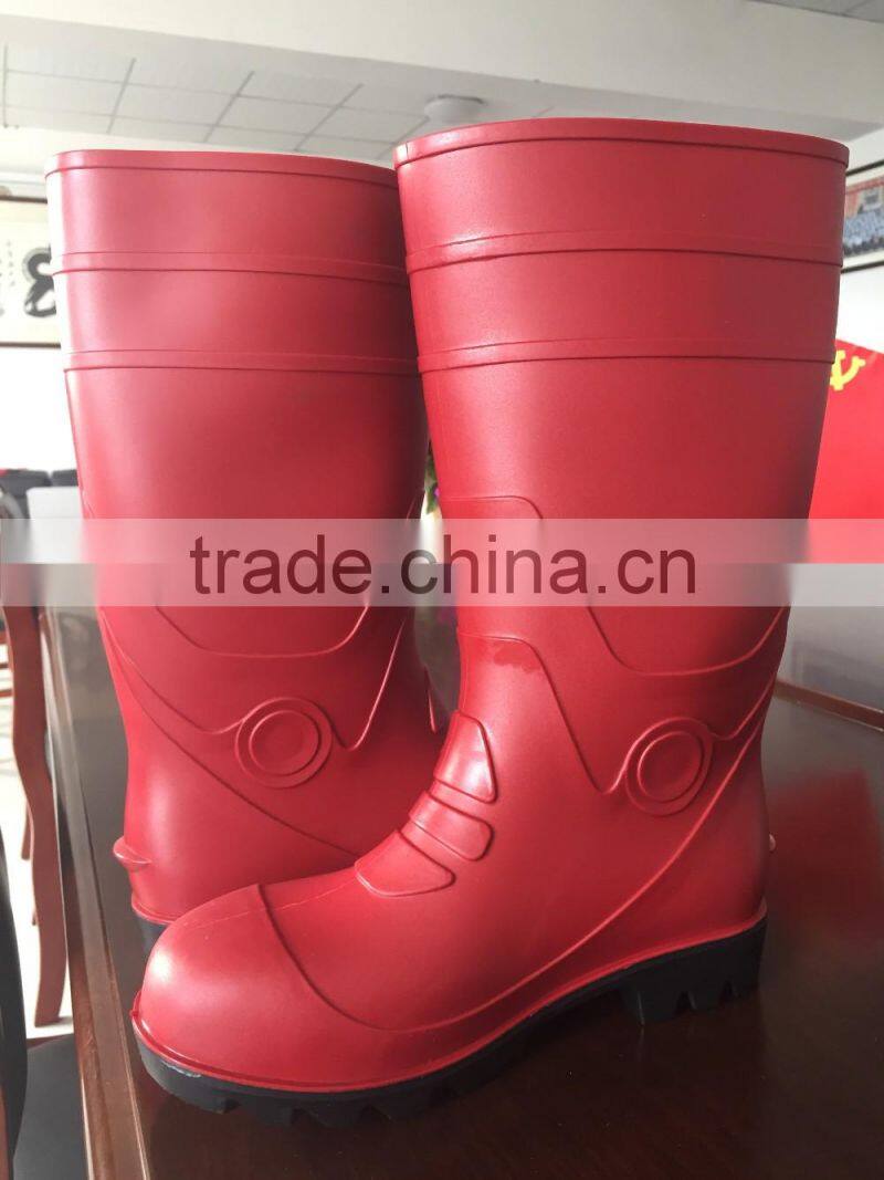 Safety boots safety shoes pvc gumboots