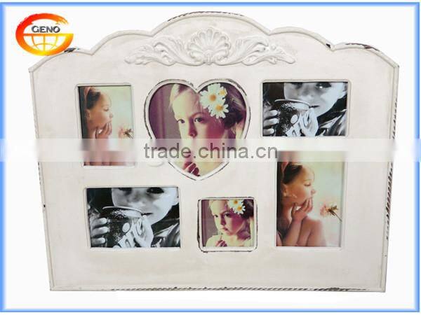 Wooden photo frame for mutiple picture
