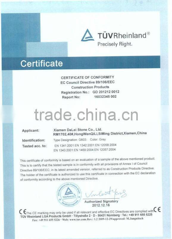 Cheap China G603 Granite Cube Stone