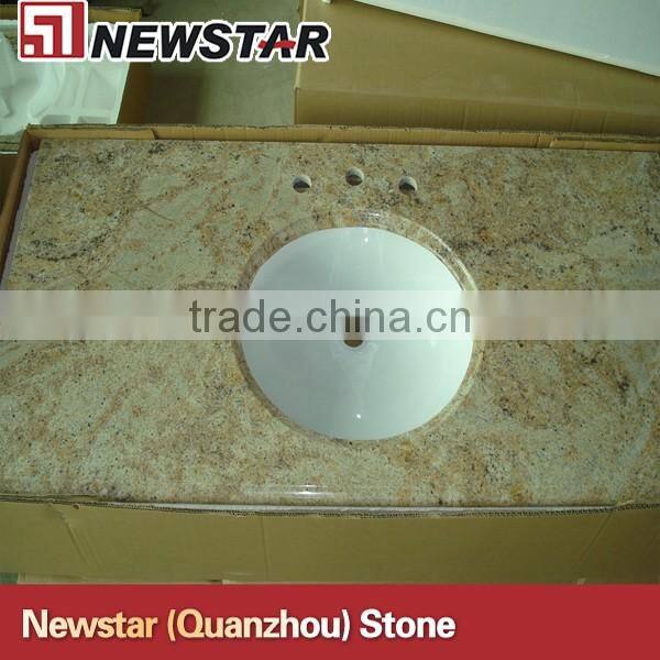 Granite stone vanity tops with sink wholesale price